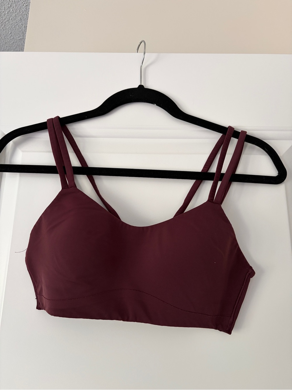 lululemon athletica Like a Cloud Double-Strap Sports Bra in Burgundy Wine